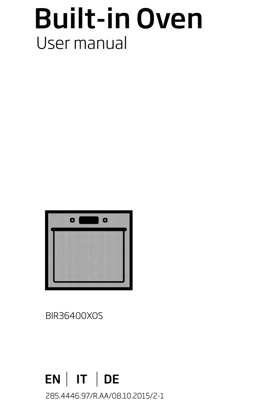 BEKO BIR36400XOS USER MANUAL Pdf Download | ManualsLib