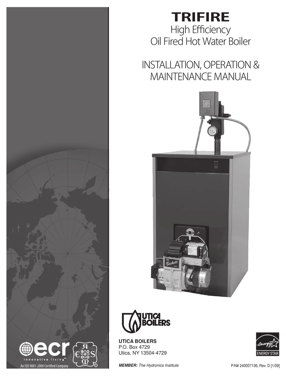 TRIFIRE UB4TRA075 INSTALLATION, OPERATION u0026 MAINTENANCE MANUAL Pdf Download  | ManualsLib