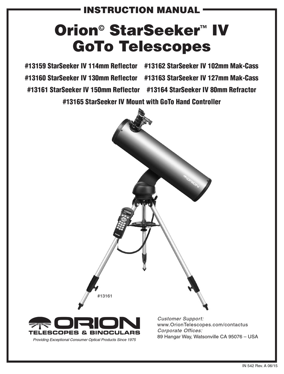 orion starseeker