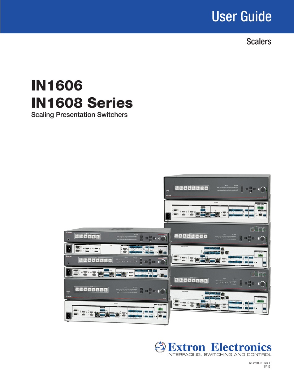 EXTRON ELECTRONICS IN1606 SERIES USER MANUAL Pdf Download ManualsLib