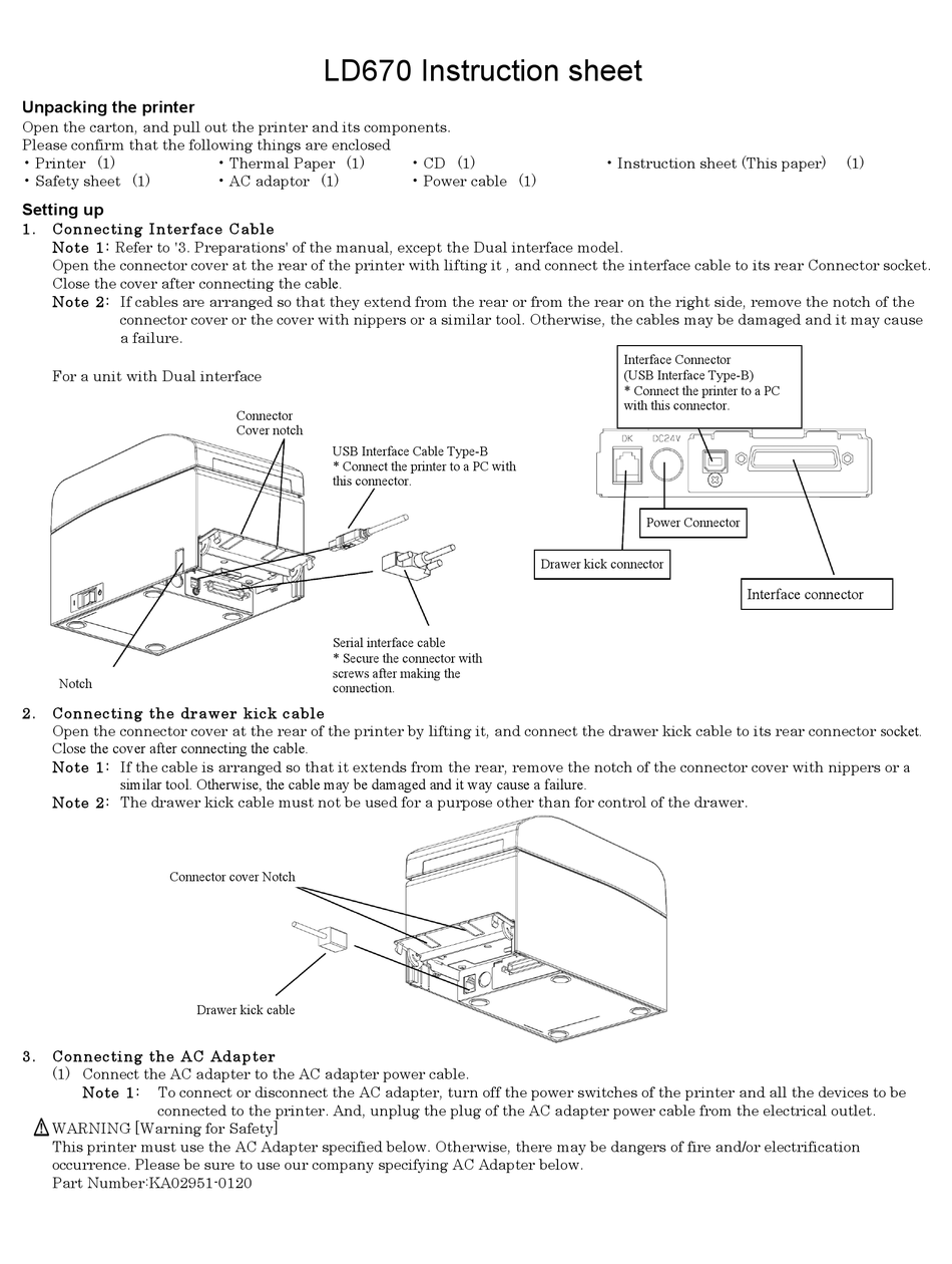 OKI LD INSTRUCTION SHEET Pdf Download ManualsLib