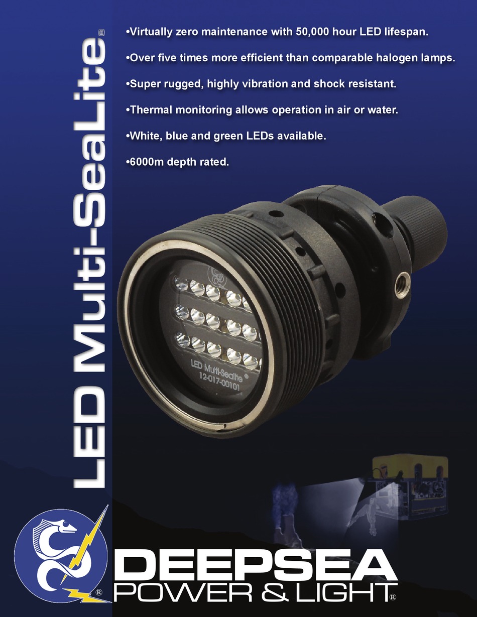 DEEPSEA POWER & LIGHT LED MULTISEALITE MANUAL Pdf Download ManualsLib