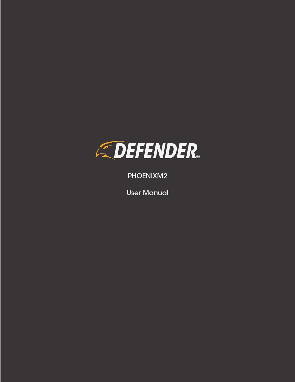 DEFENDER PHOENIXM2 USER MANUAL Pdf Download | ManualsLib
