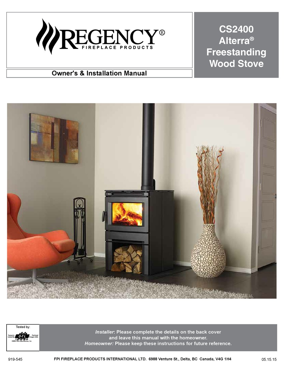 REGENCY CS2400 OWNERS & INSTALLATION MANUAL Pdf Download ManualsLib