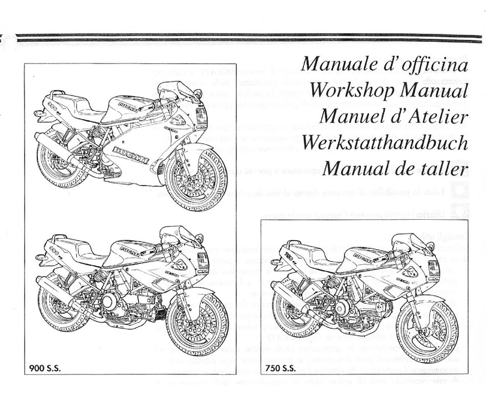 Manual de taller en CD Ducati 900 Supersport 1991 