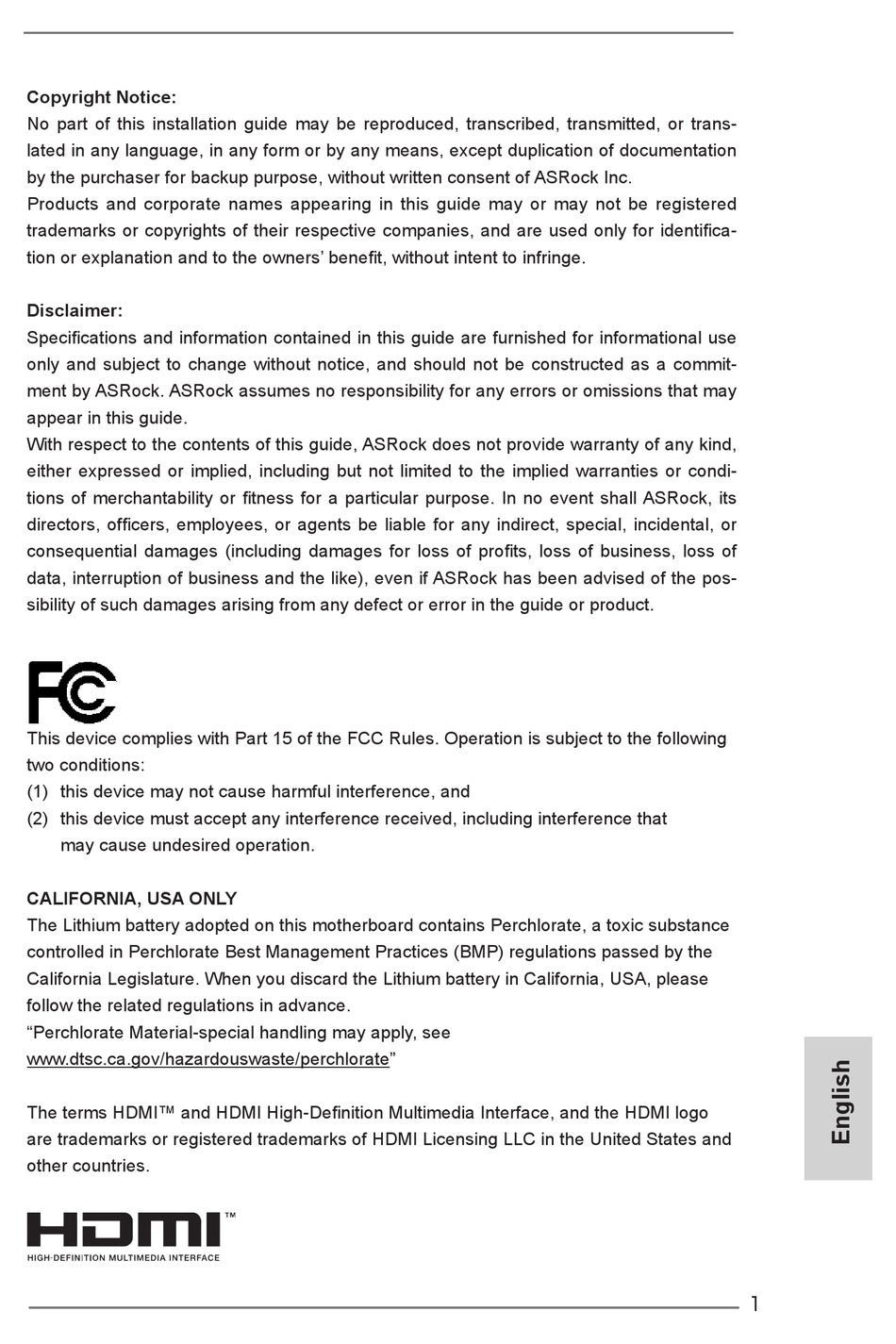 Asrock H77m User Manual Motherboard