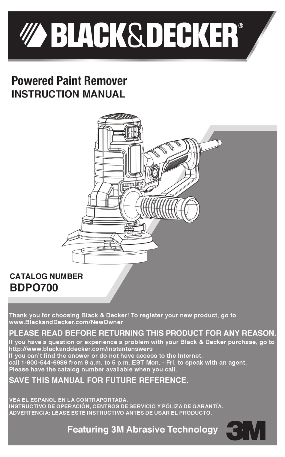 BLACK & DECKER BDPO700 INSTRUCTION MANUAL Pdf Download | ManualsLib