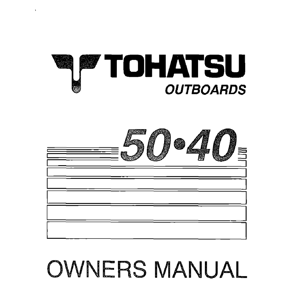 TOHATSU 50 OWNER