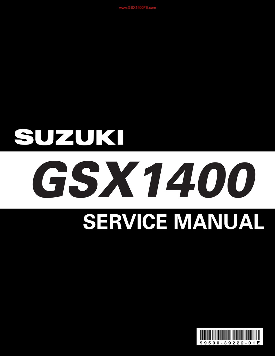 SUZUKI GSX1400 SERVICE MANUAL Pdf Download | ManualsLib