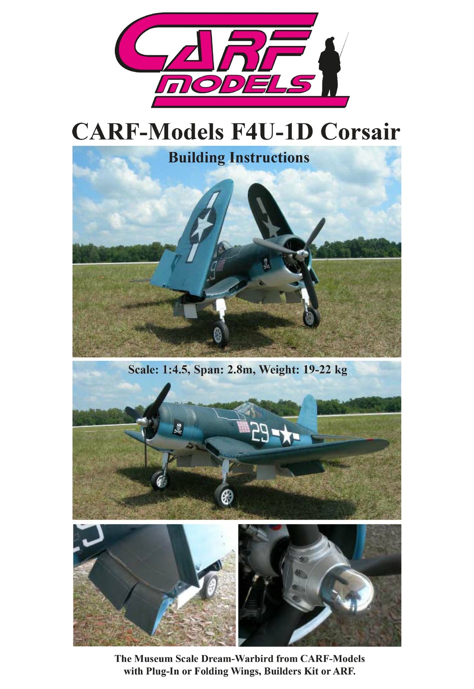 CARFMODELS F4U1D CORSAIR INSTRUCTIONS MANUAL Pdf Download ManualsLib