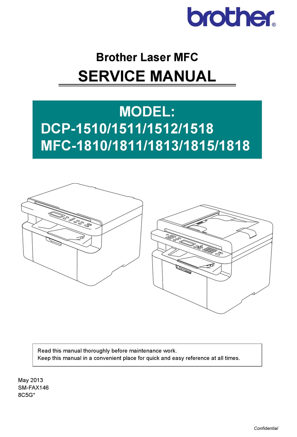 BROTHER DCP-1510 MANUAL Download ManualsLib
