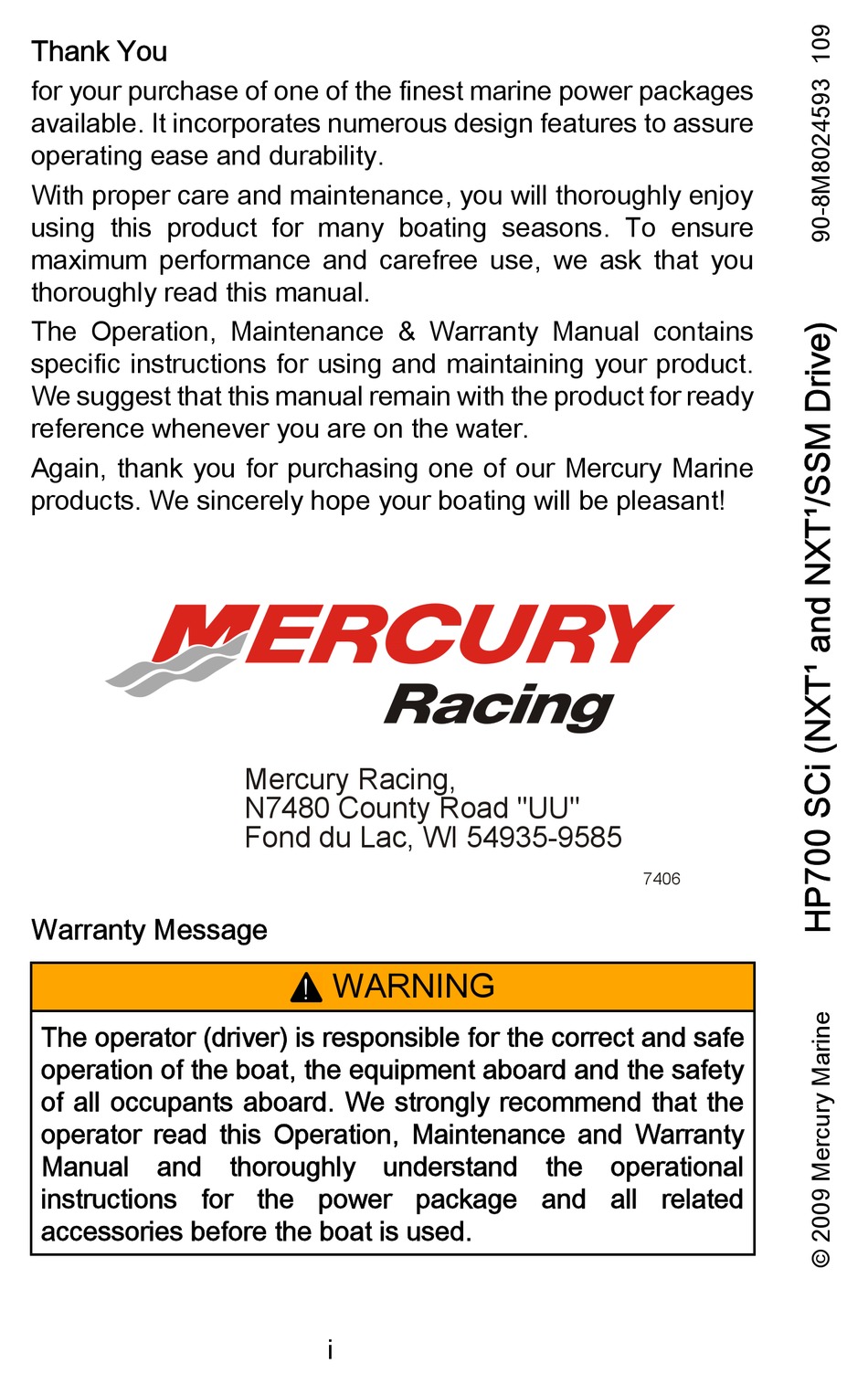mercury motor beeping