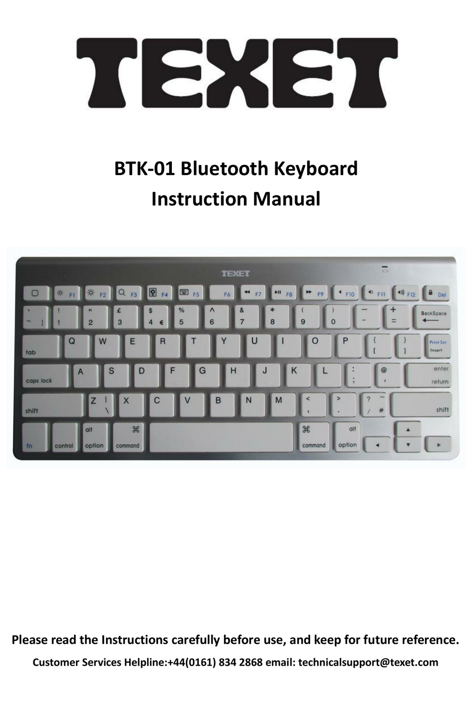 TEXET BTK01 INSTRUCTION MANUAL Pdf Download ManualsLib