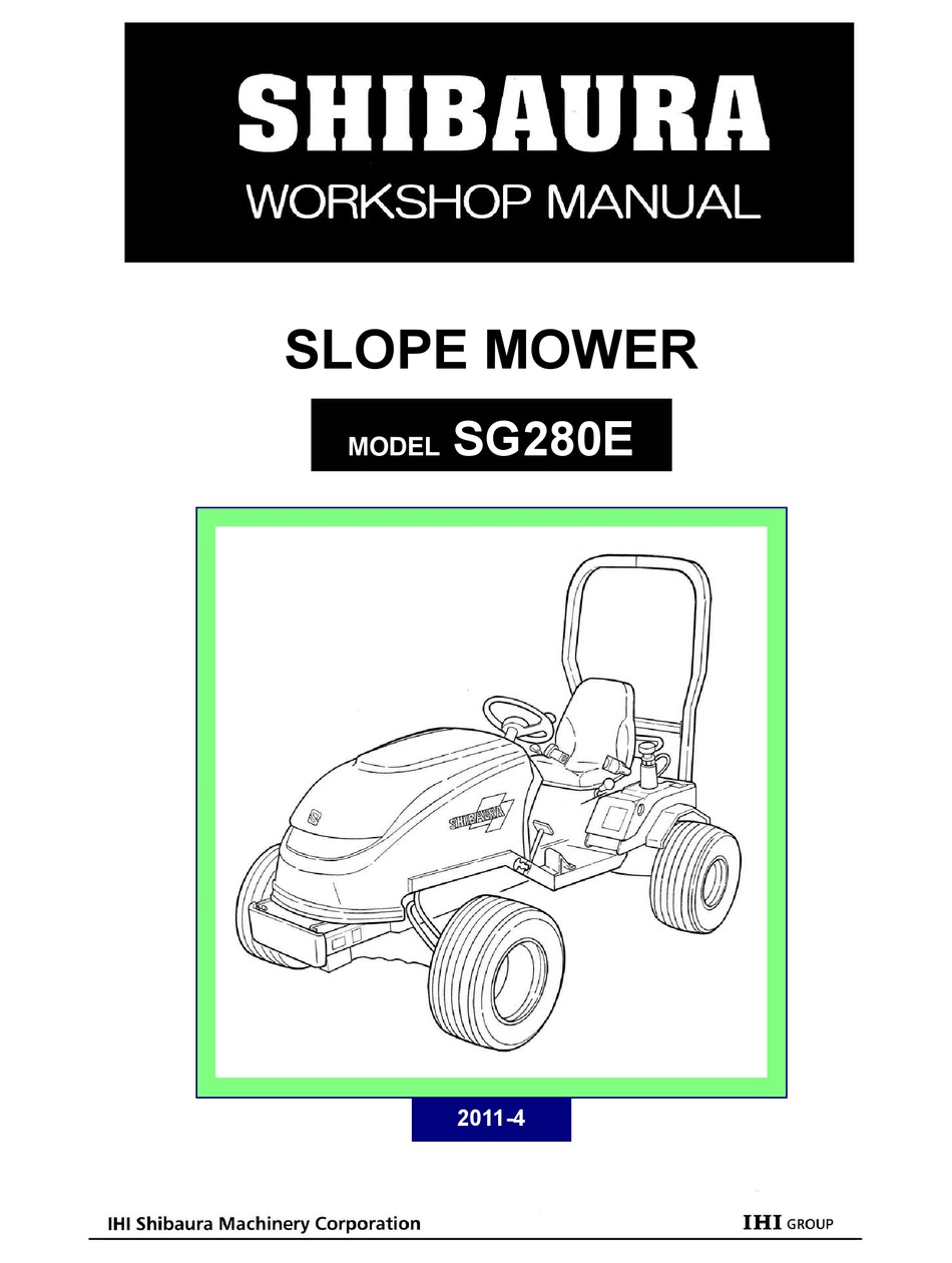 SHIBAURA SG280E WORKSHOP MANUAL Pdf Download | ManualsLib