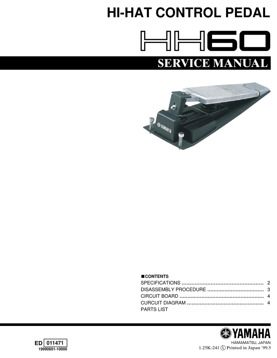 YAMAHA HH60 SERVICE MANUAL Pdf Download | ManualsLib