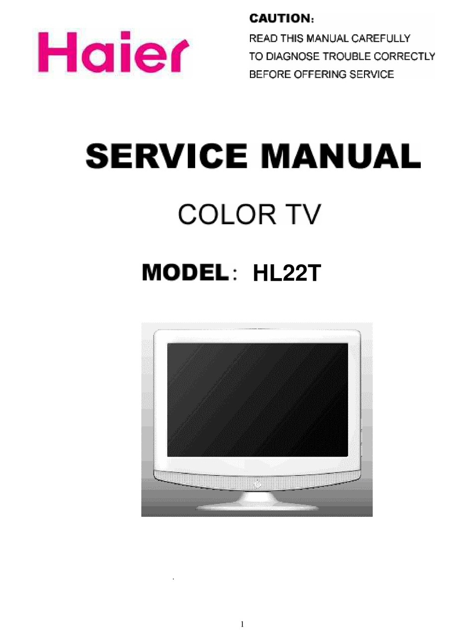 HAIER HL T SERVICE MANUAL Pdf Download ManualsLib