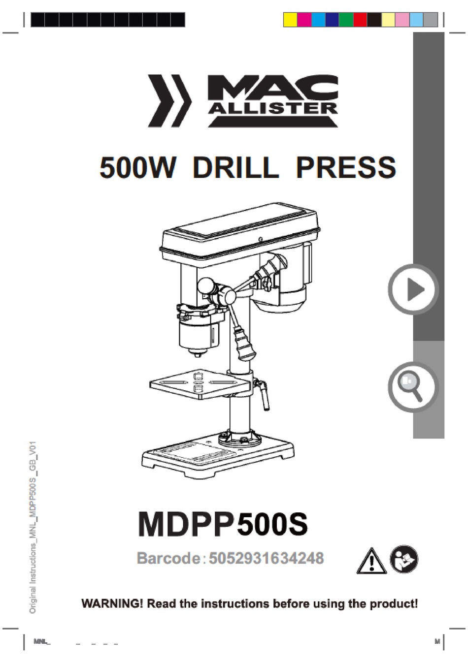 mac allister pressure washer manual