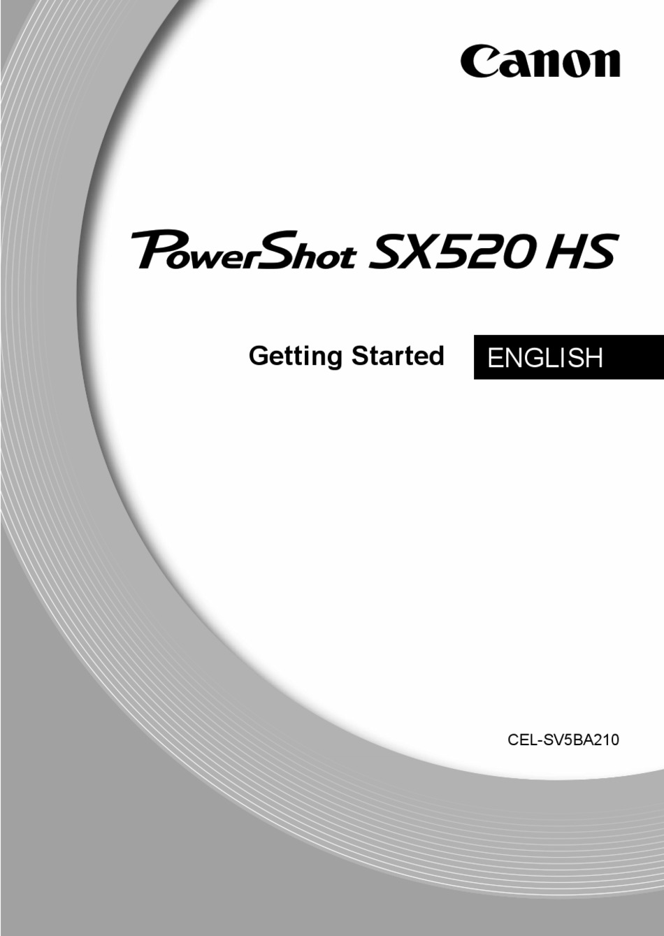 CANON POWERSHOT SX520 HS GETTING STARTED Pdf Download | ManualsLib