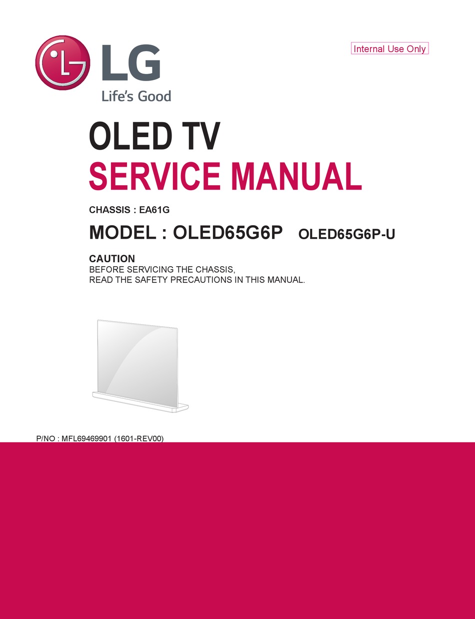 LG OLED65G6P-U SERVICE MANUAL Pdf Download | ManualsLib