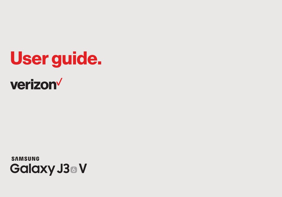 SAMSUNG GALAXY J3 V USER MANUAL Pdf Download | ManualsLib
