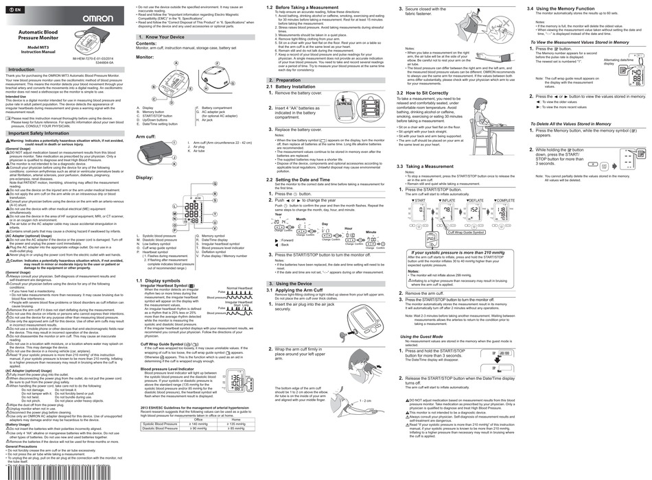 OMRON MIT3 INSTRUCTION MANUAL Pdf Download | ManualsLib