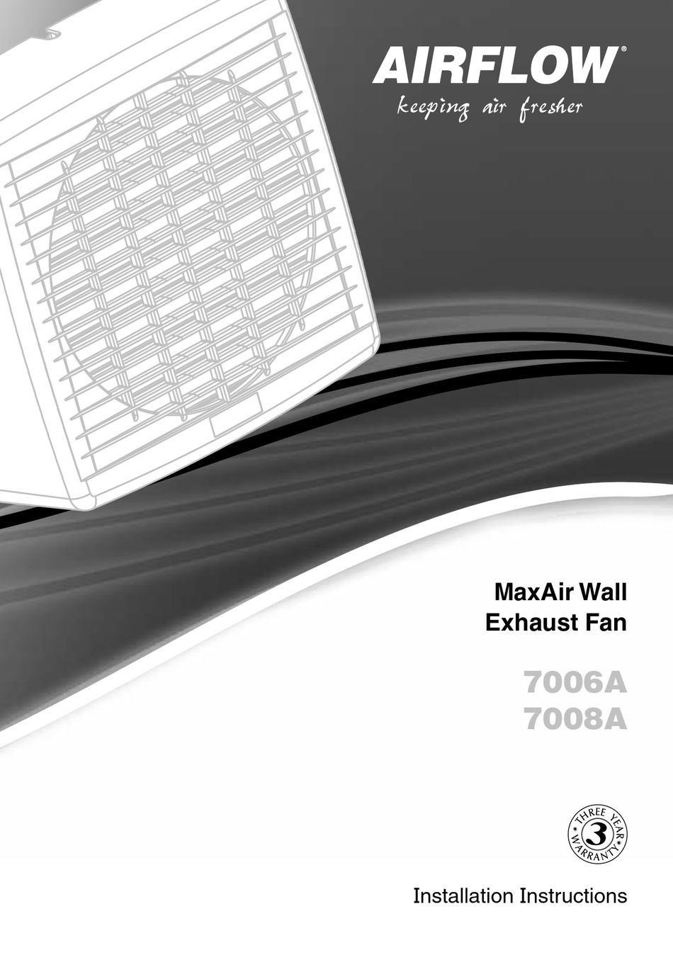 AIRFLOW 7006A INSTALLATION INSTRUCTIONS Pdf Download ManualsLib