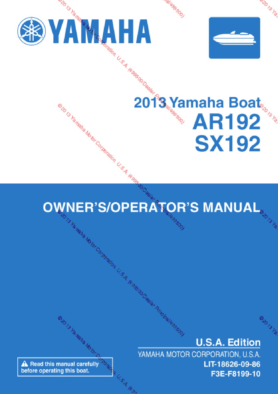 Yamaha Ar192 Owner S Operator S Manual Pdf Download Manualslib