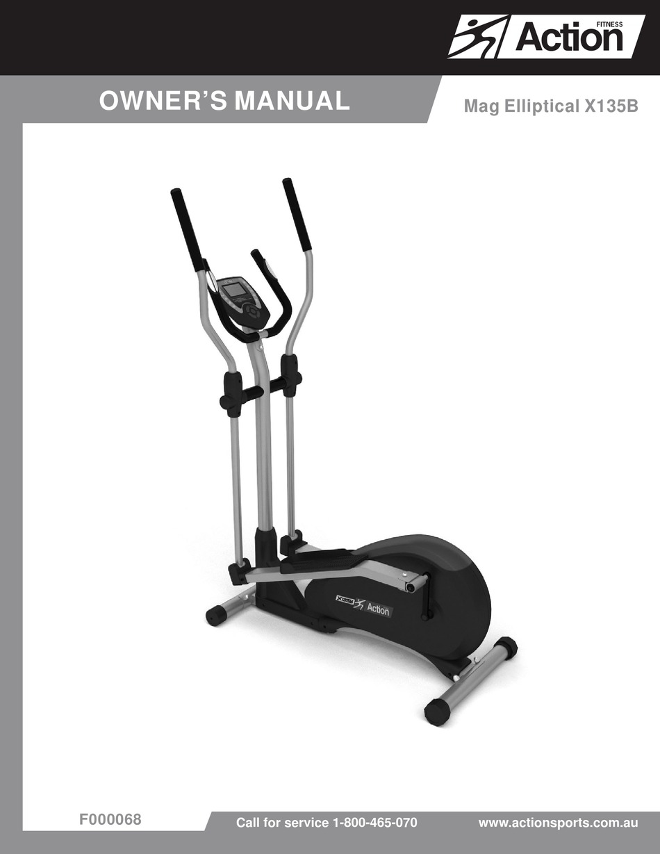 ACTION FITNESS X135B OWNER'S MANUAL Pdf Download | ManualsLib