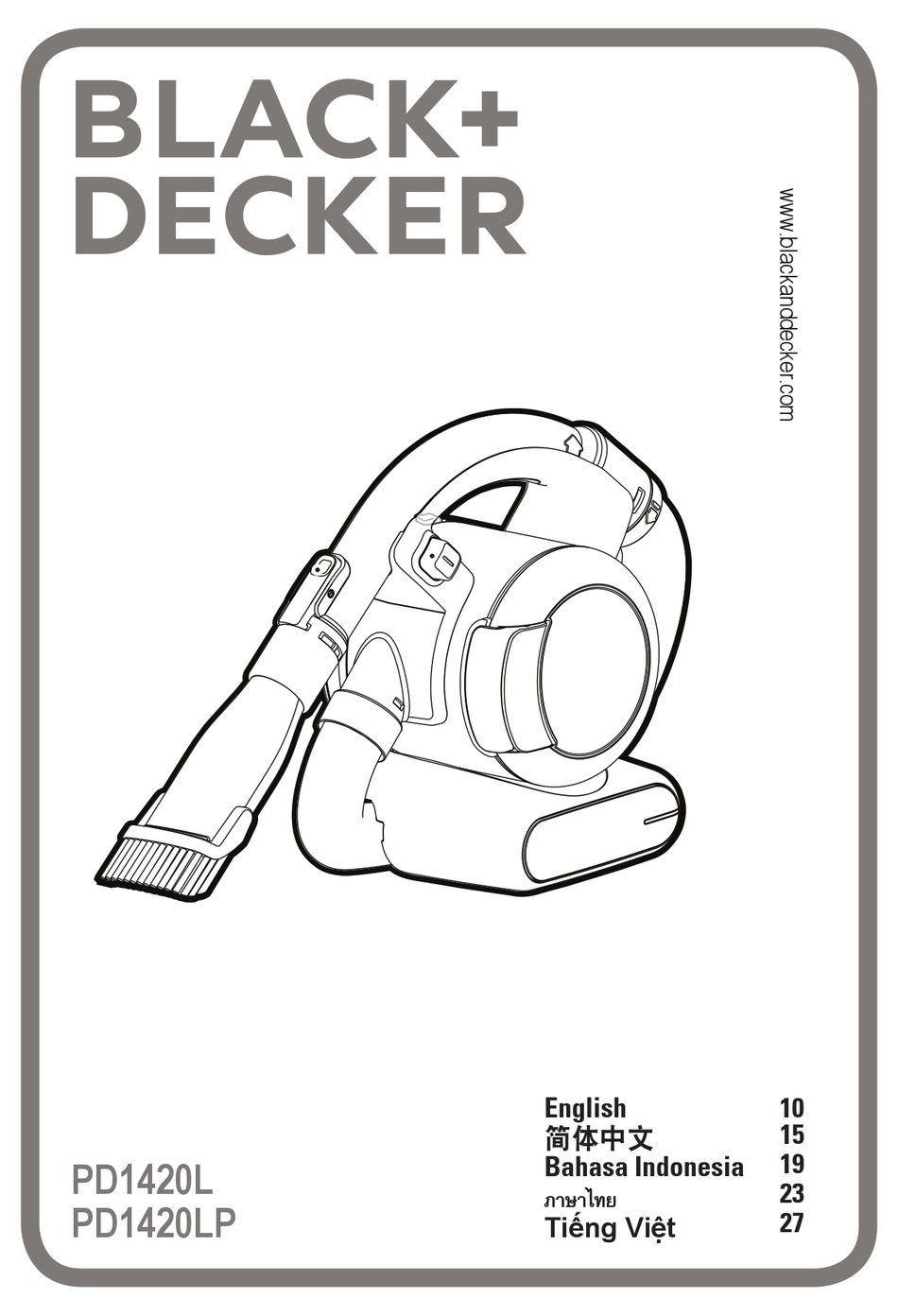 BLACK+DECKER BV3100 download instruction manual pdf