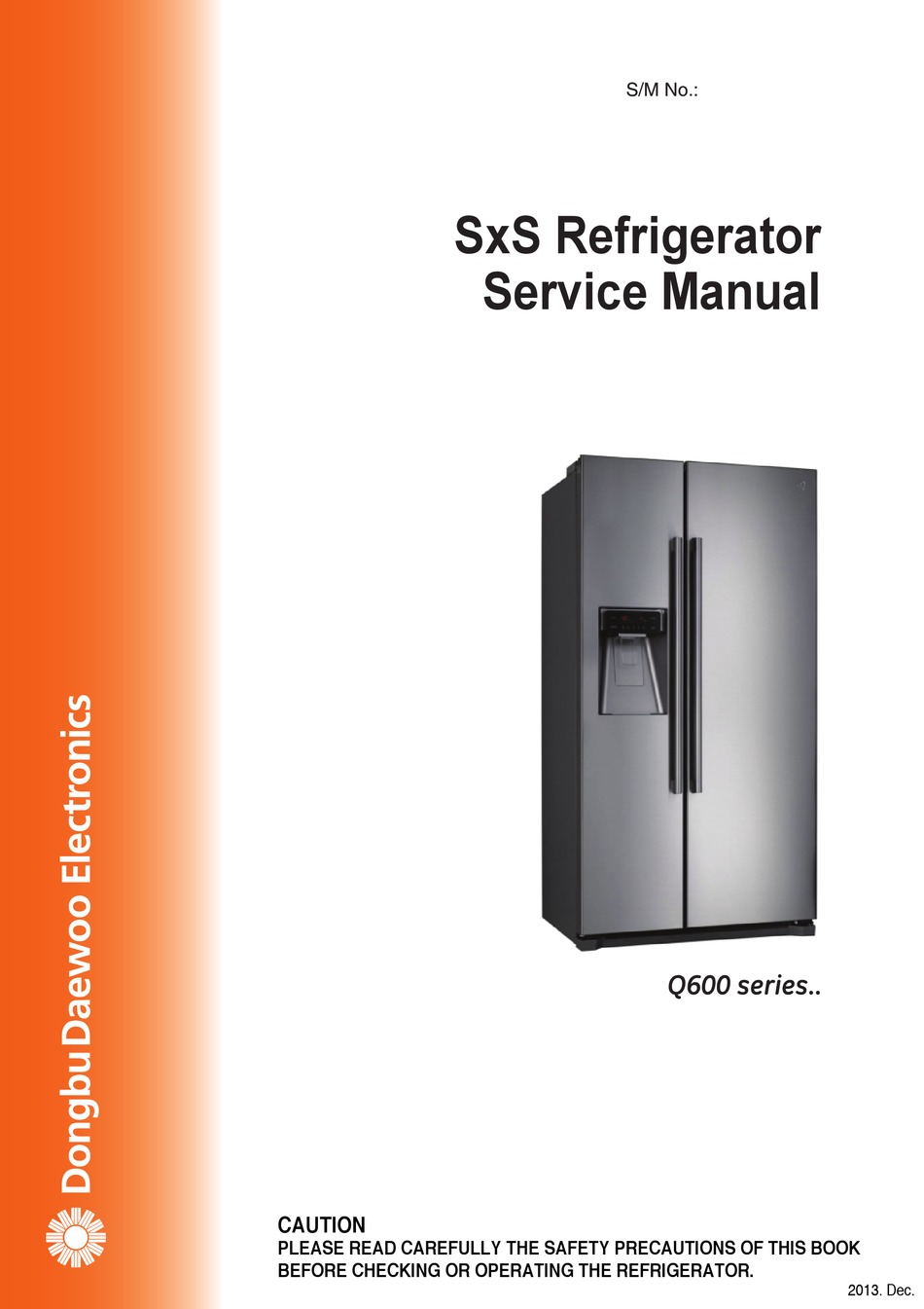 Daewoo Q600 Series Service Manual Pdf Download Manualslib
