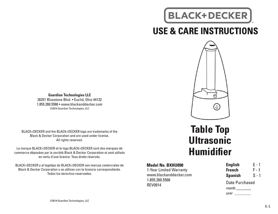 BLACK & DECKER HC3000 USE AND CARE BOOK MANUAL Pdf Download