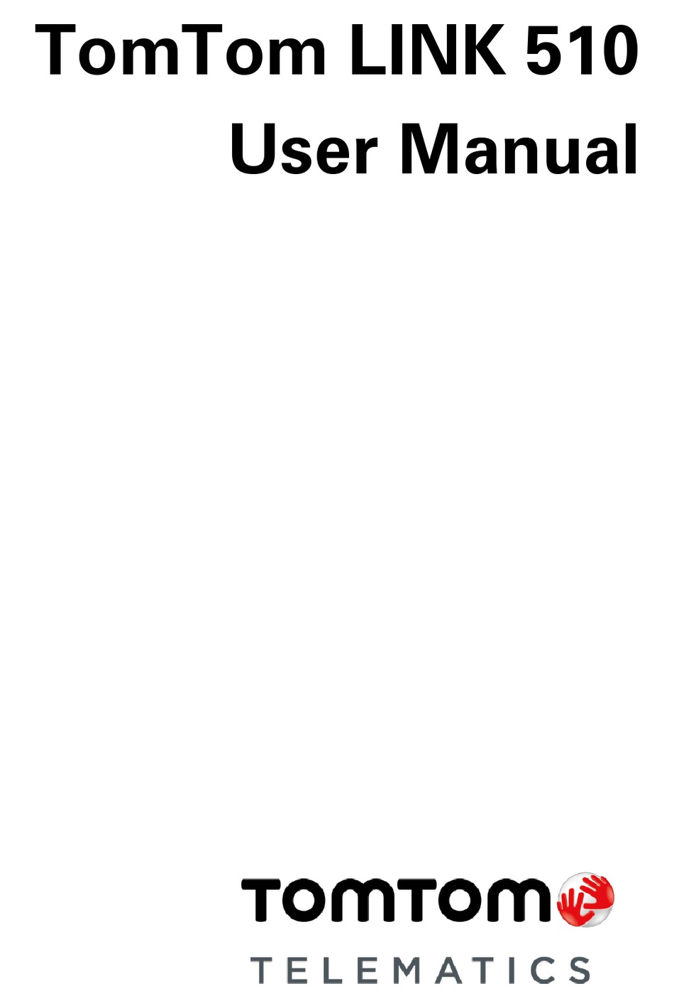 TOMTOM LINK 510 USER MANUAL Pdf Download ManualsLib