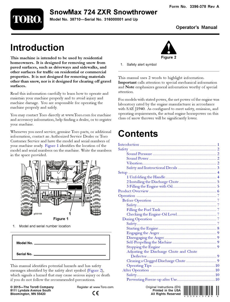 Toro Duralabel User Manual