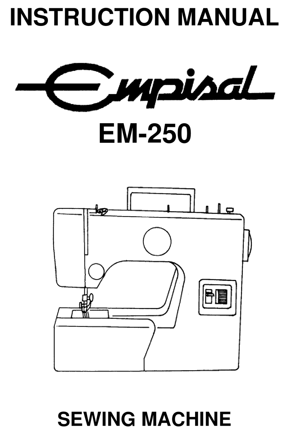 Empisal overlocker companion deluxe 400 manual pdf