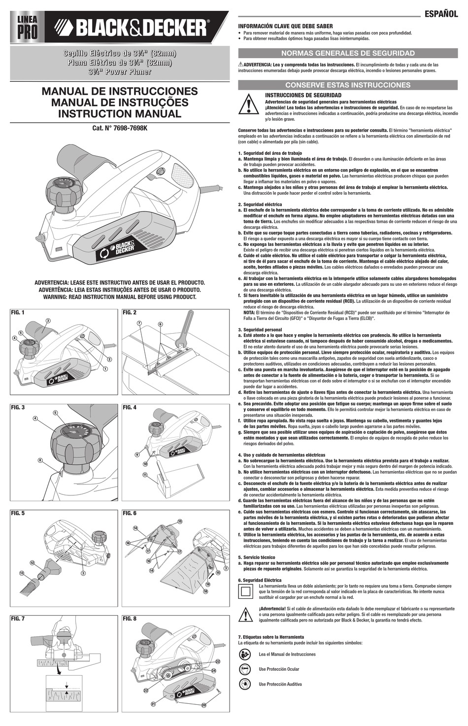 BLACK & DECKER KW712 ORIGINAL INSTRUCTIONS MANUAL Pdf Download