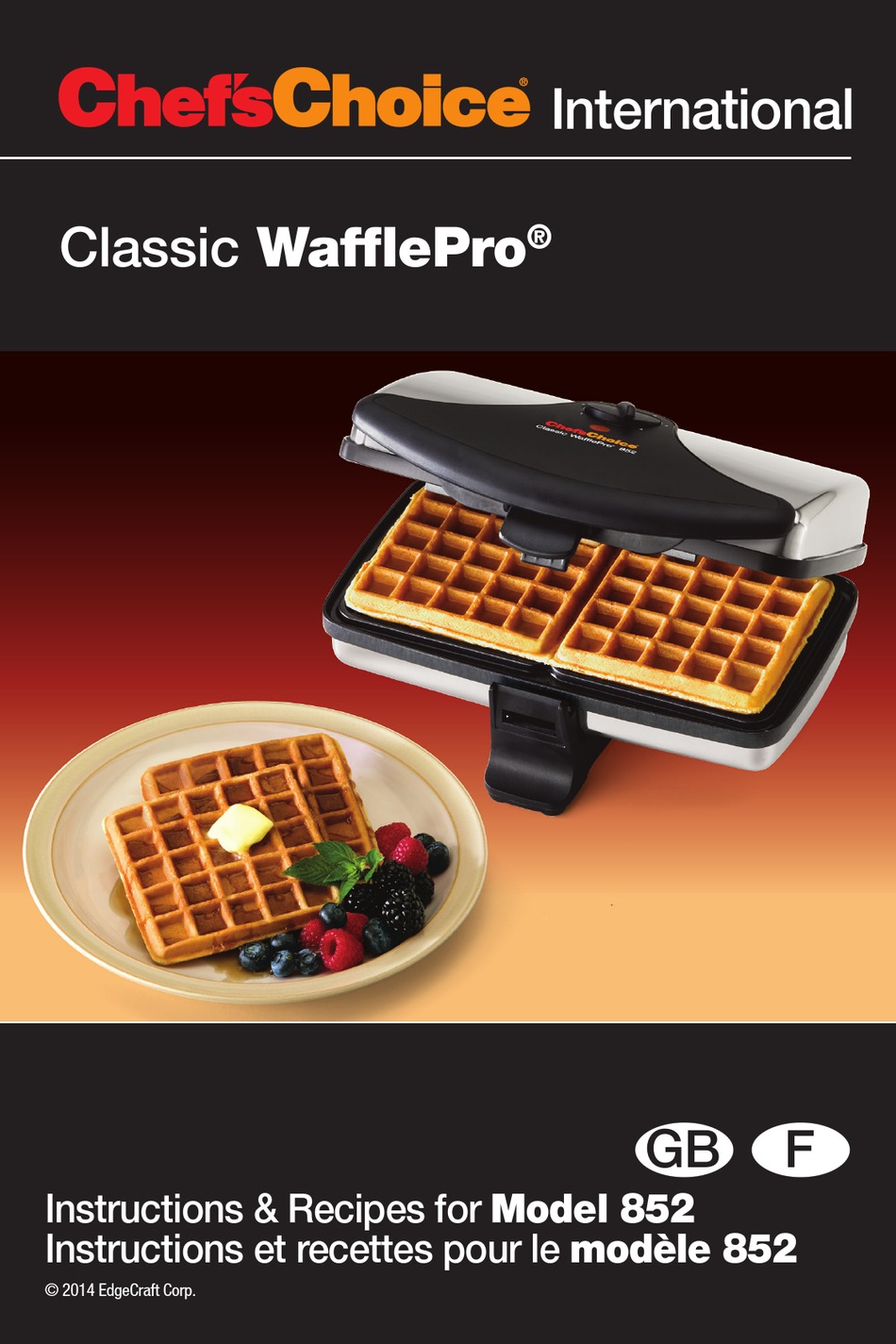 chef's choice wafflepro classic belgian 840b