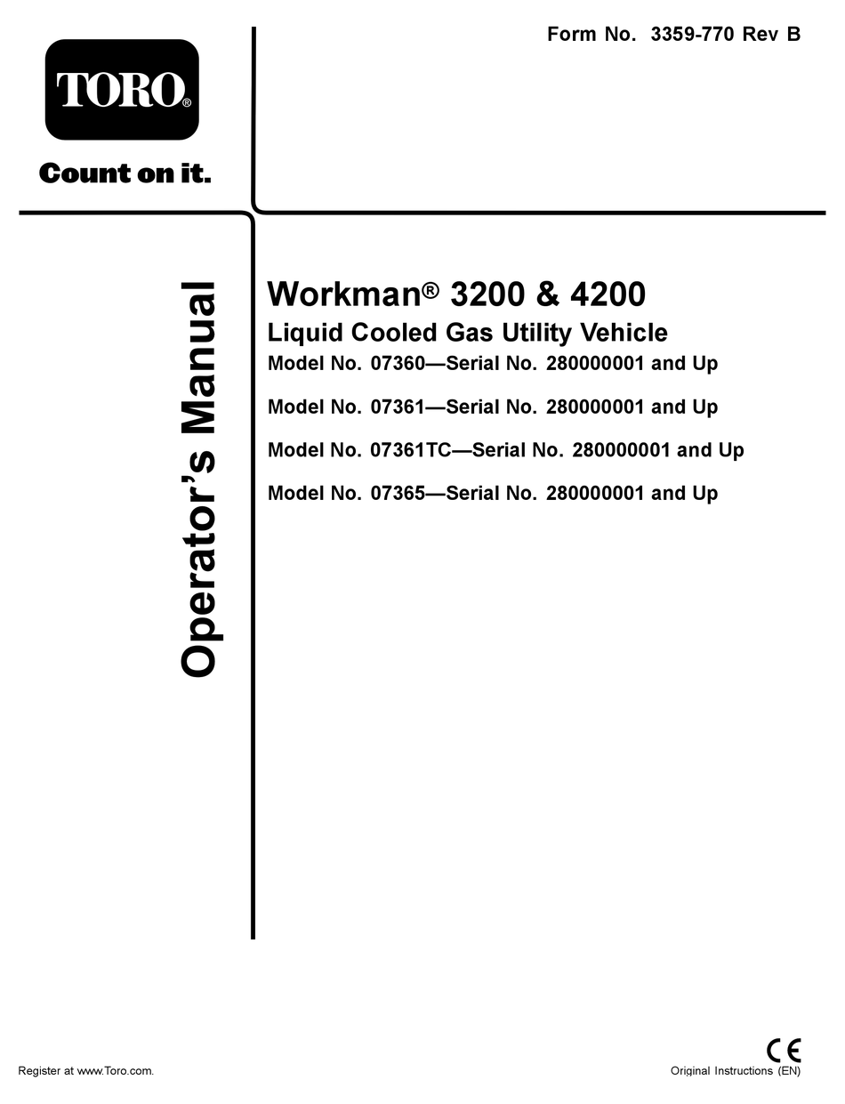 Toro Workman 3200 Wiring Diagram - Wiring Diagram