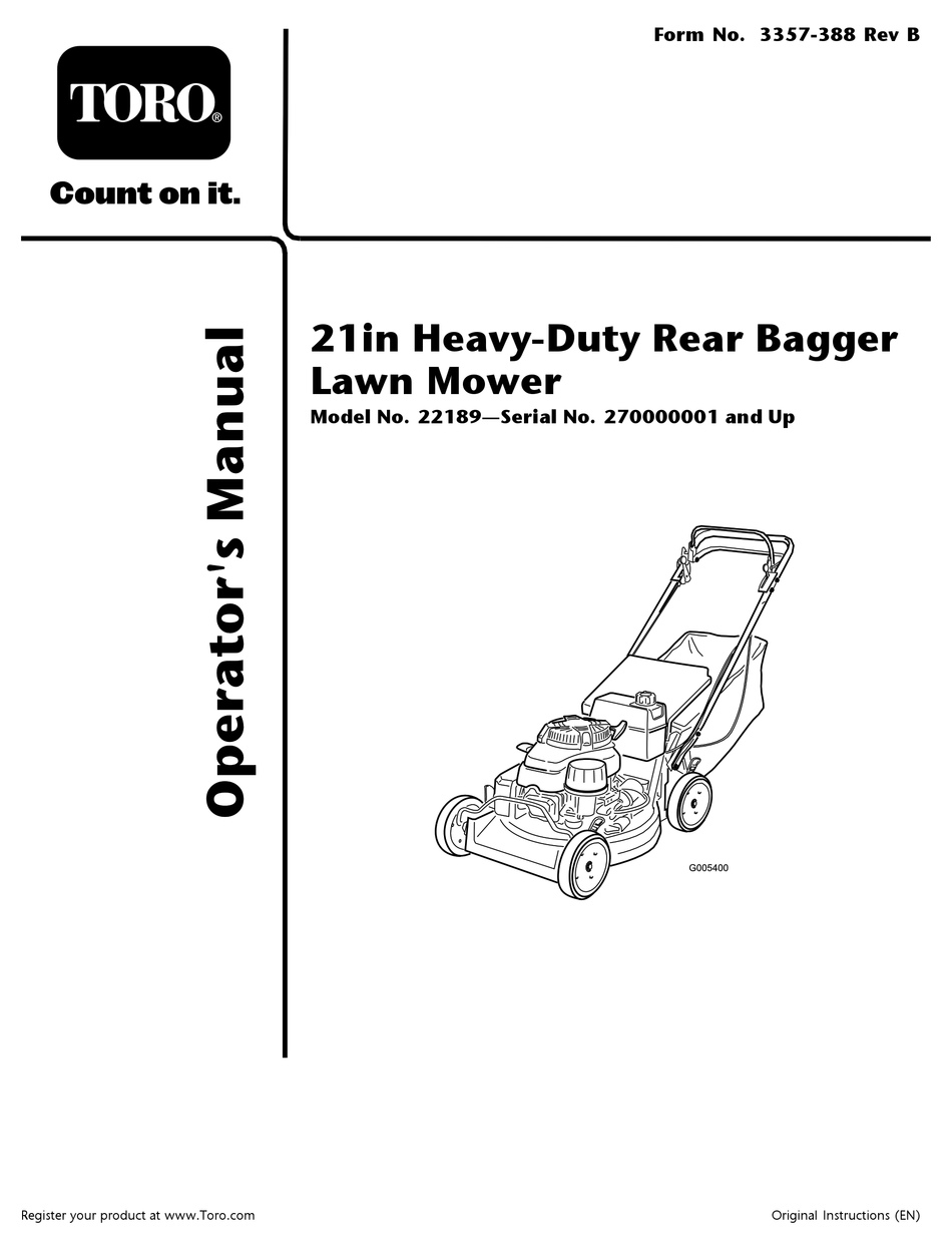 Toro 20339 Manual