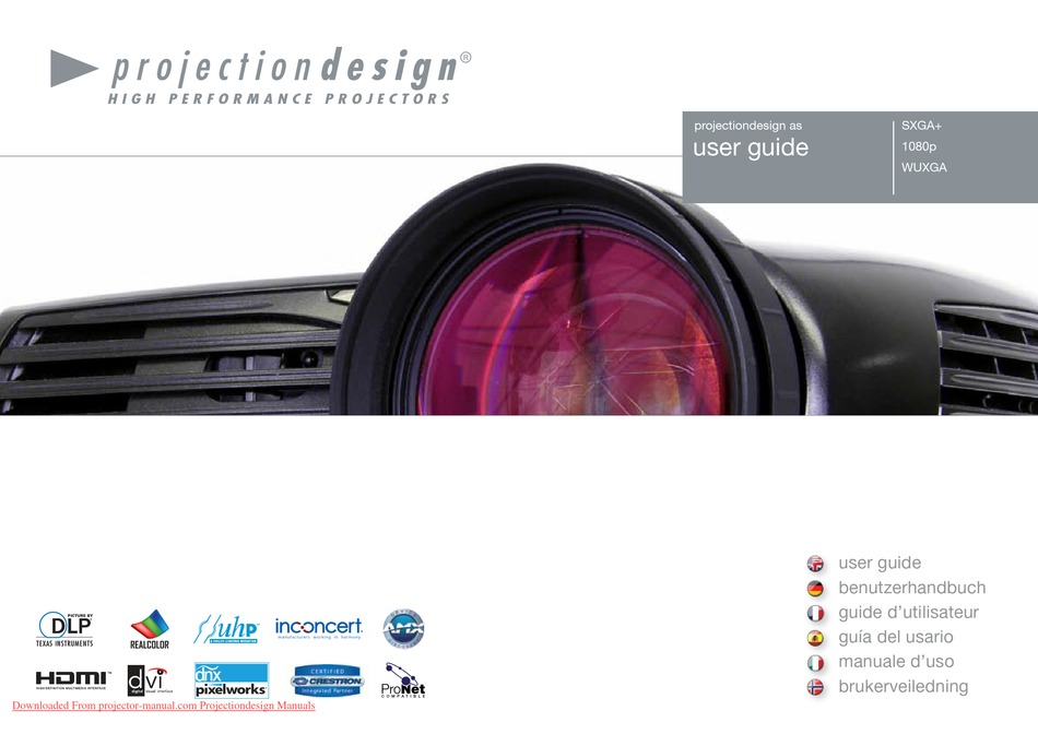 PROJECTIONDESIGN F10 1080 USER MANUAL Pdf Download ManualsLib