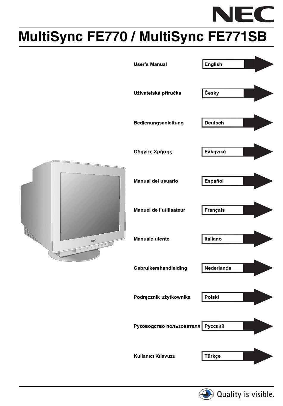 nec multisync fe770