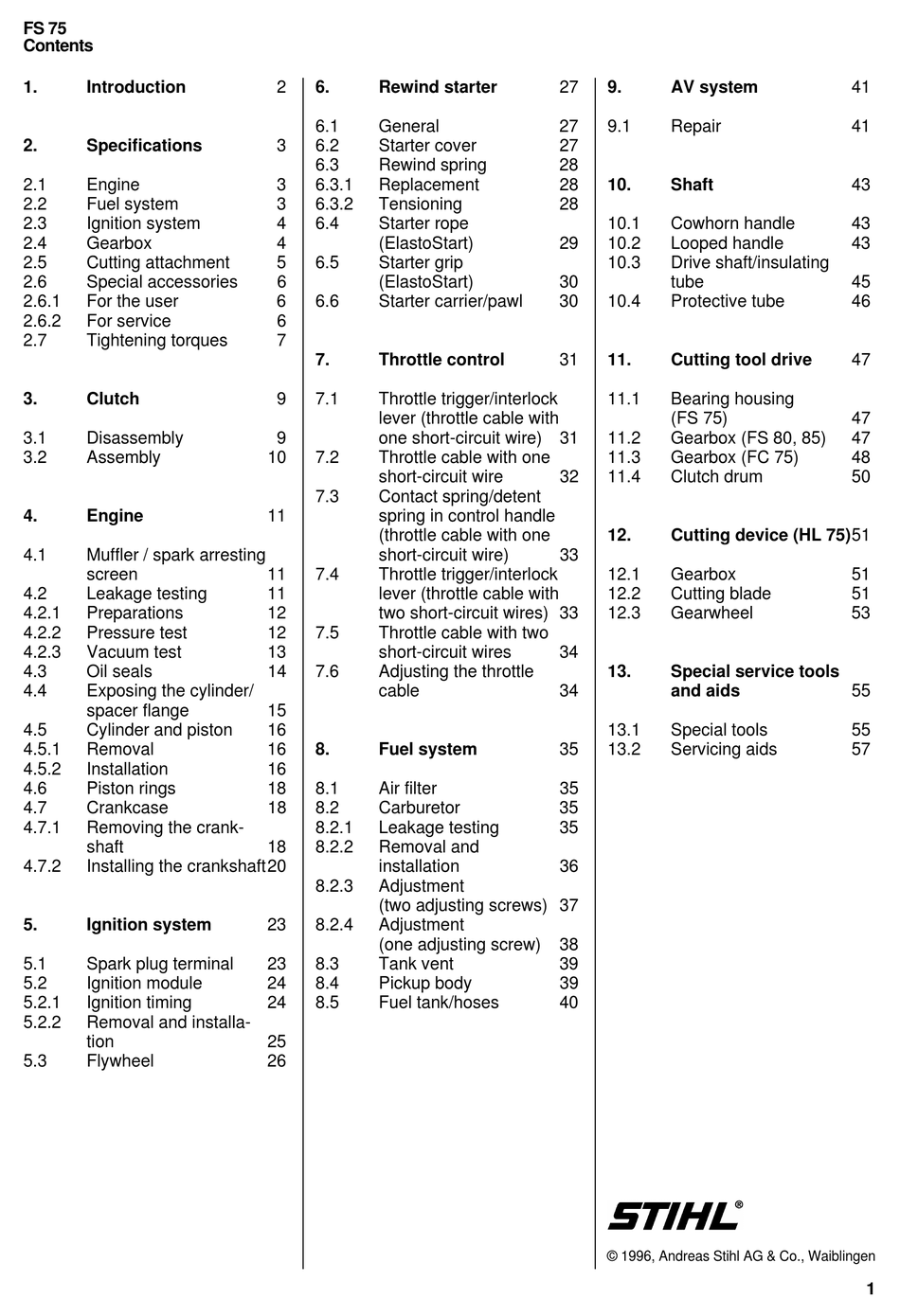 Stihl fs 280 carburetor adjustment manual download