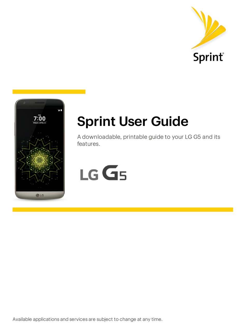 Lg G5 User Manual Pdf Download Manualslib