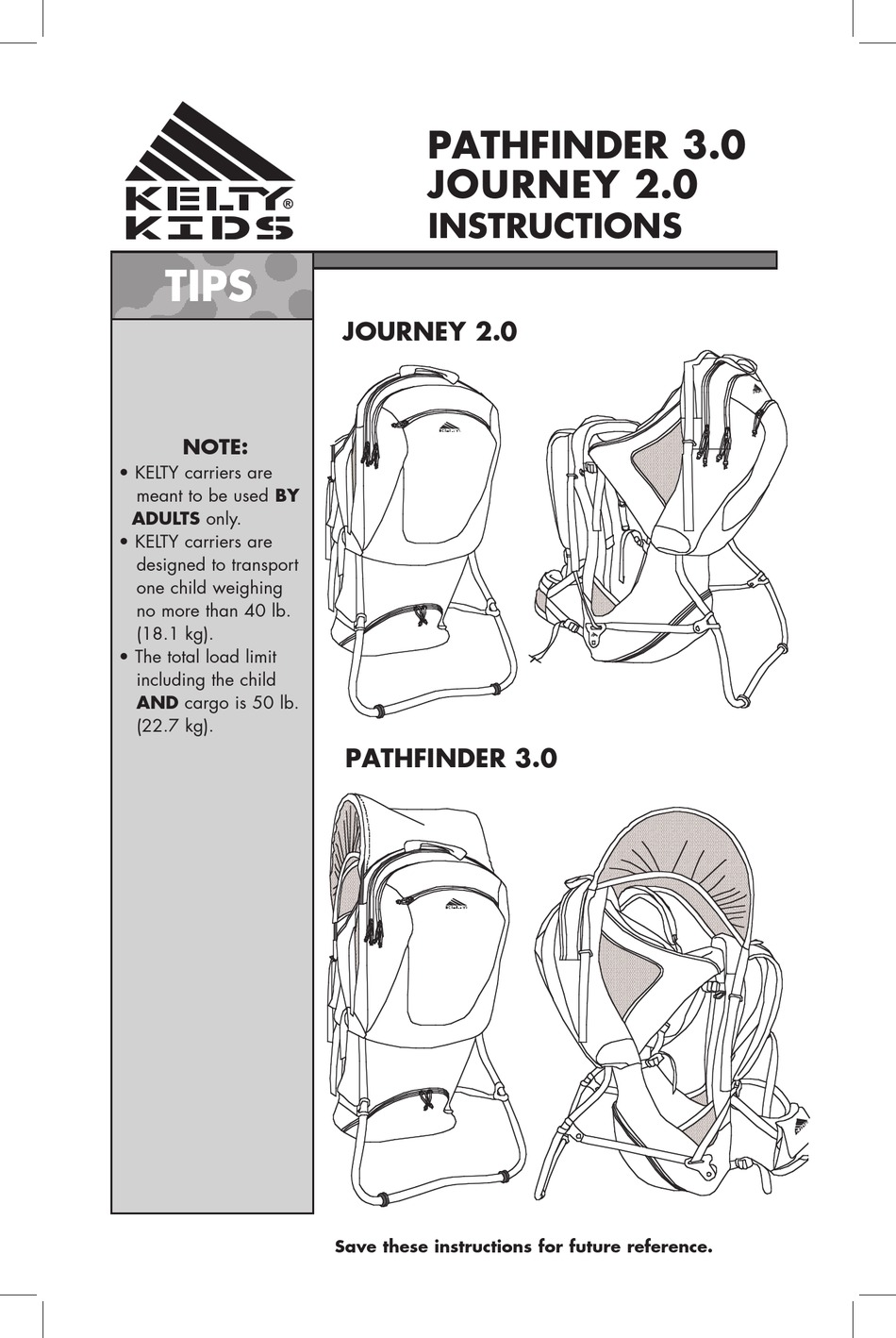 kelty kids kangaroo carrier