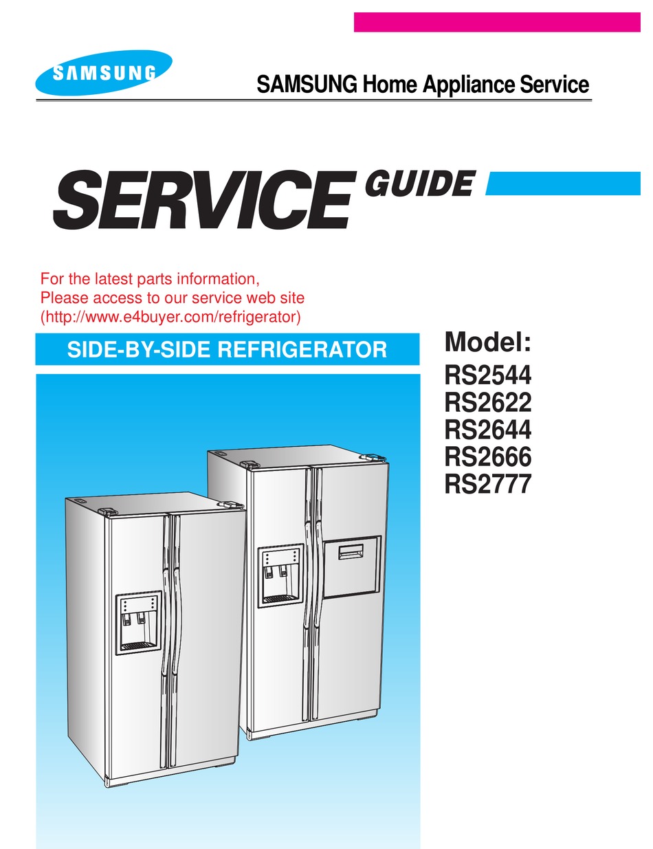 SAMSUNG RS2544 SERVICE MANUAL Pdf Download | ManualsLib