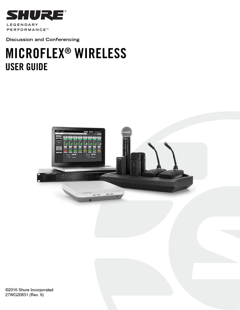 SHURE MICROFLEX WIRELESS USER MANUAL Pdf Download ManualsLib