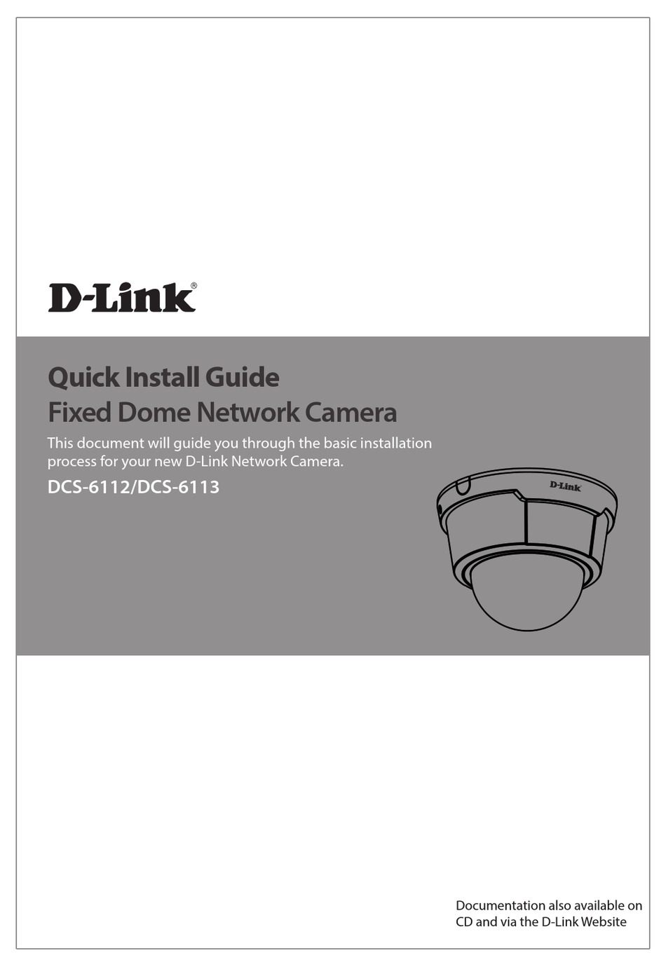 D-LINK DCS-6112 QUICK INSTALL MANUAL Pdf Download | ManualsLib