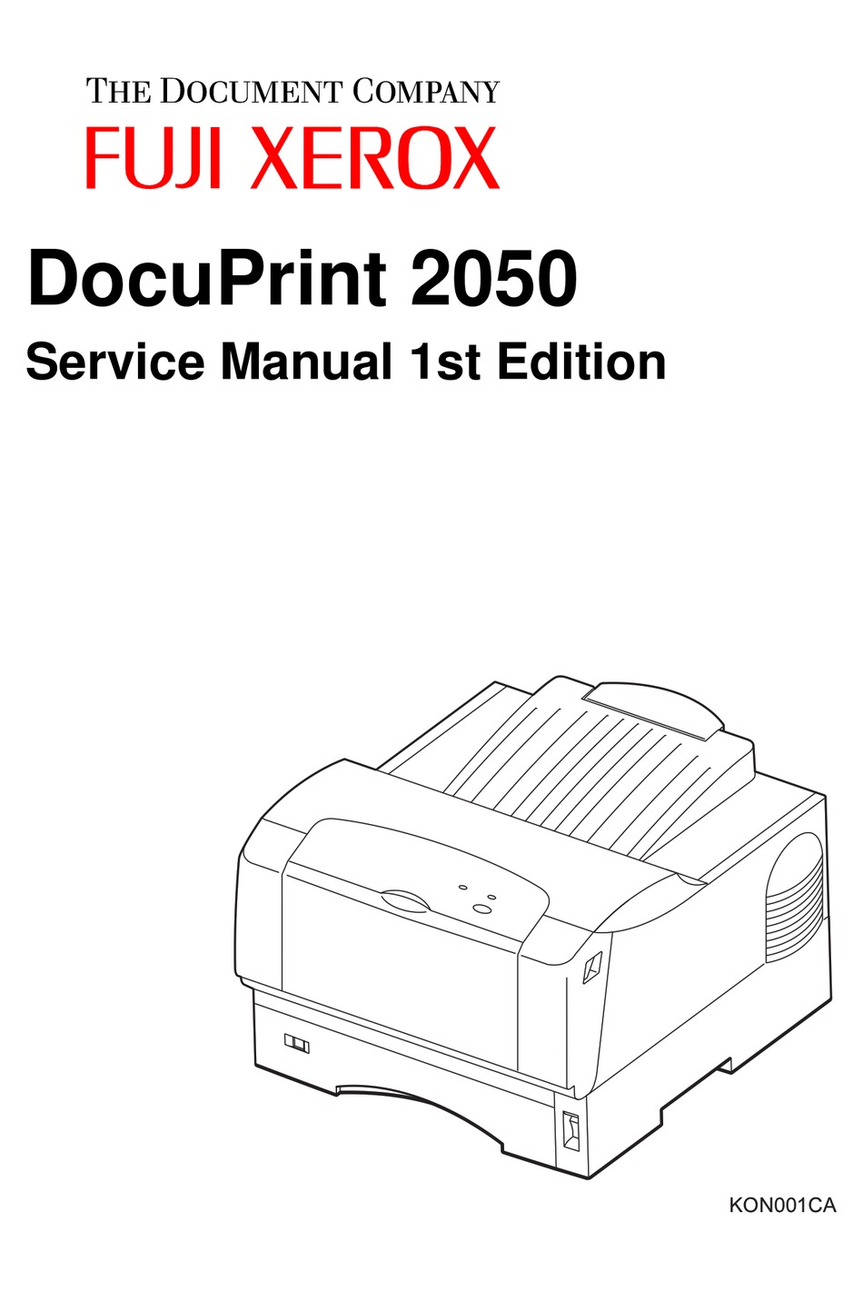 FUJI XEROX DOCUPRINT 2050 SERVICE MANUAL Pdf Download ManualsLib