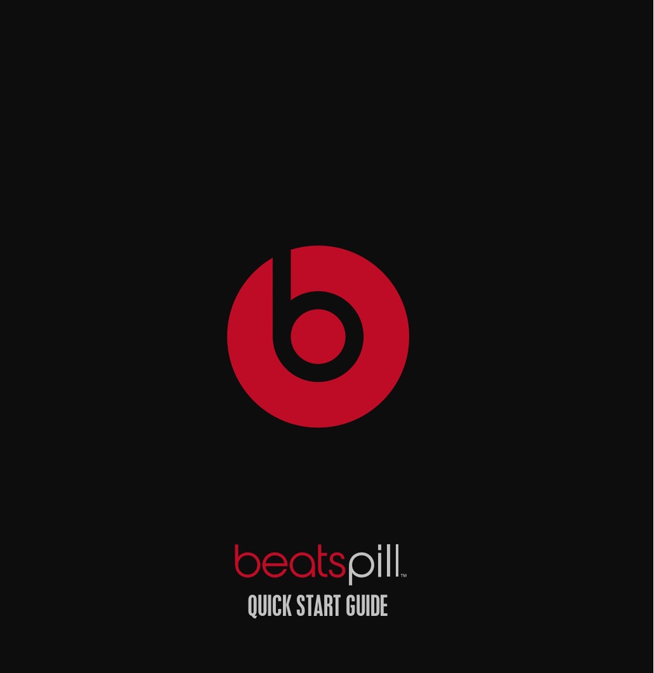 BEATS PILL 2.0 QUICK START MANUAL Pdf Download ManualsLib
