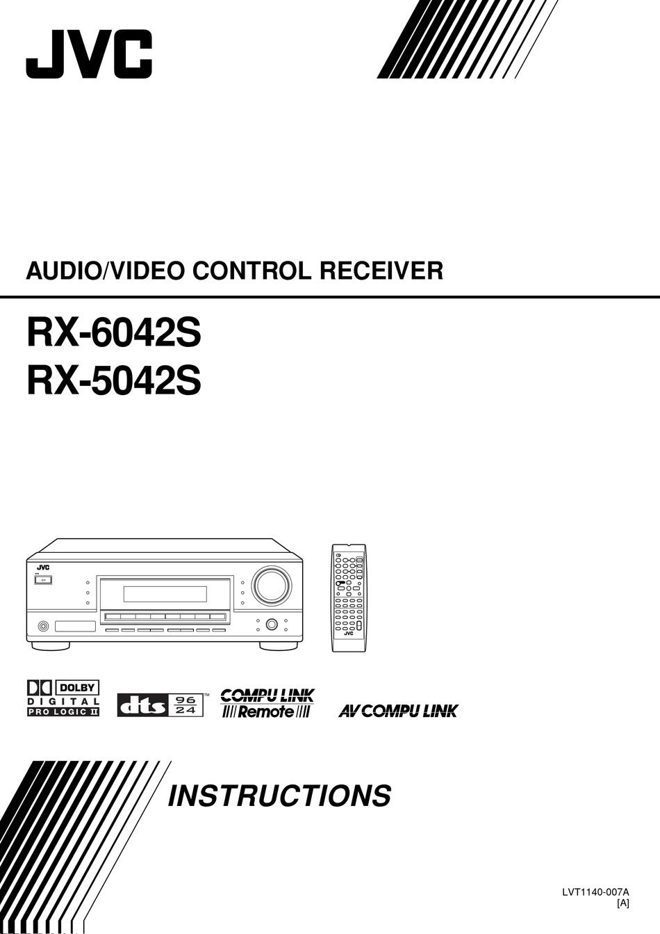 JVC RX5042S INSTRUCTIONS MANUAL Pdf Download ManualsLib