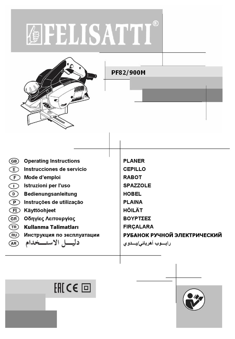 FELISATTI PF82/900M OPERATING INSTRUCTIONS MANUAL Pdf Download ManualsLib